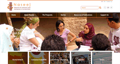 Desktop Screenshot of naseej-cyd.org